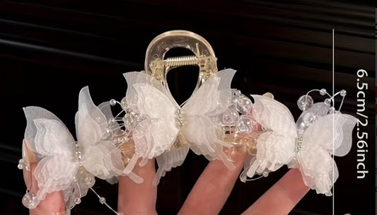 🦋 BROCHE/CLIP DE PELO CON MARIPOSA – ESTILO DELICADO Y SOFISTICADO 🦋