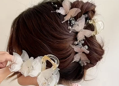 🦋 BROCHE/CLIP DE PELO CON MARIPOSA – ESTILO DELICADO Y SOFISTICADO 🦋